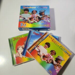 Rainbow Colors 3 CD Set Classic Christian Songs & Wholesome Fun For Everyone!